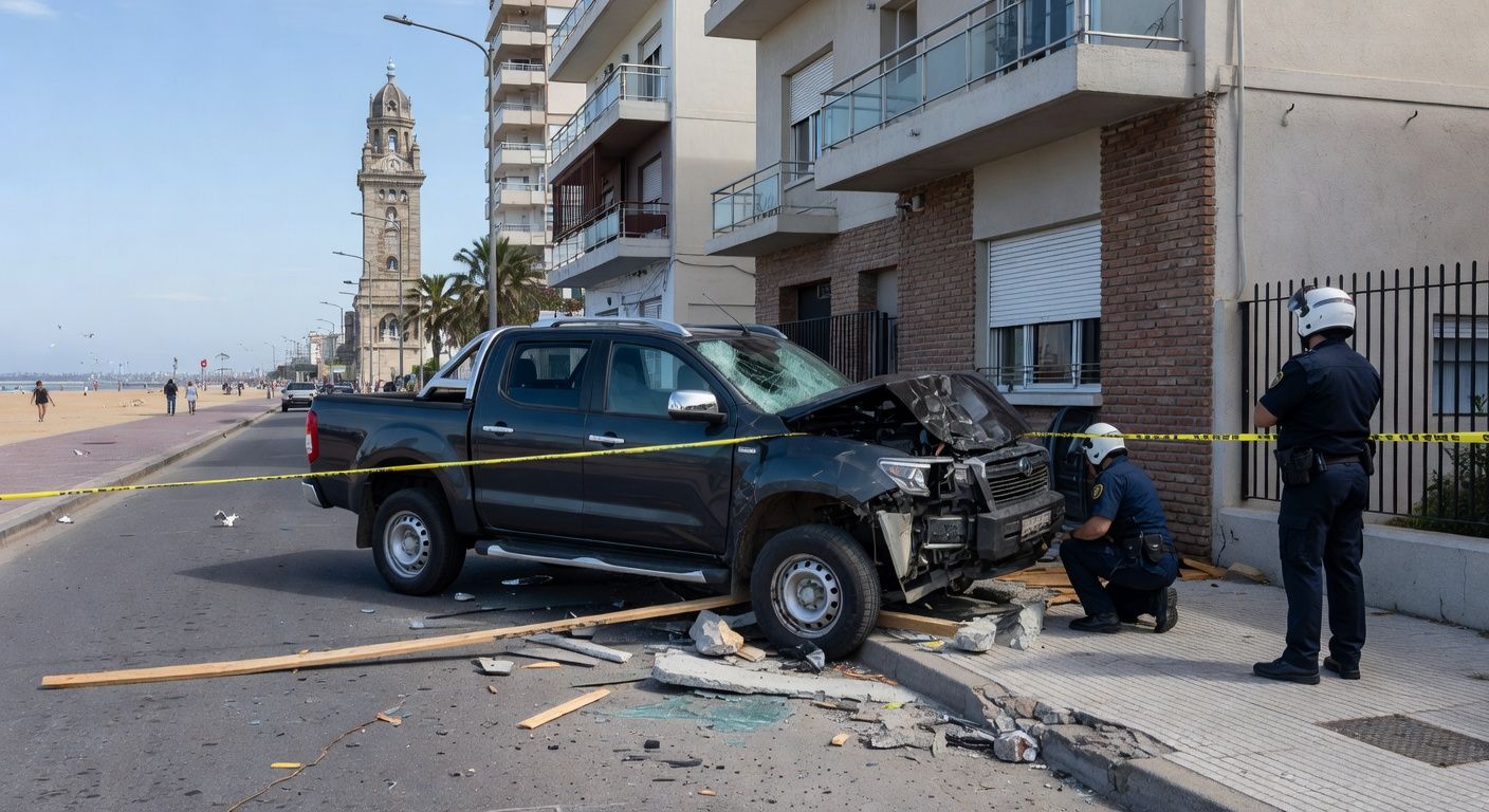 Muere un hombre al incrustarse con su camioneta en una casa
