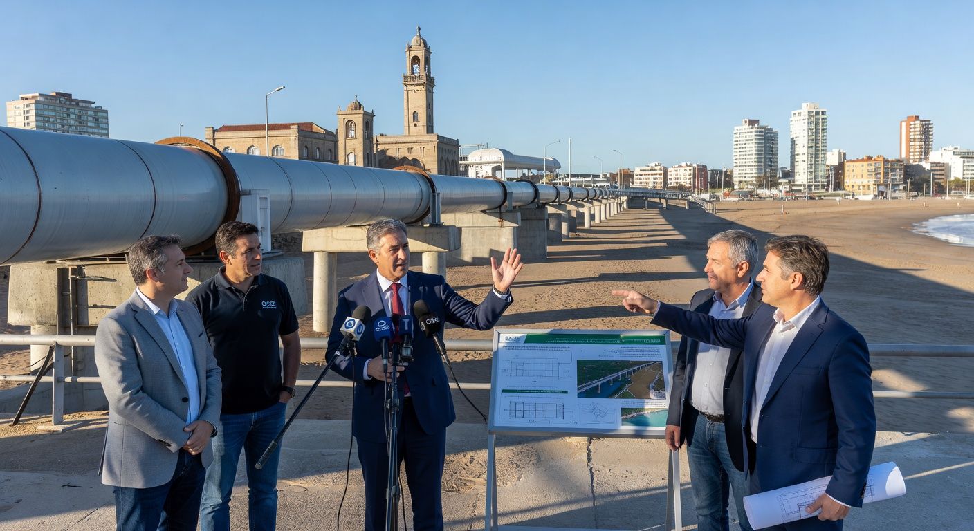 Osse reactiva el Acueducto Oeste con un nuevo acuerdo: cómo serán la obra y el financiamiento