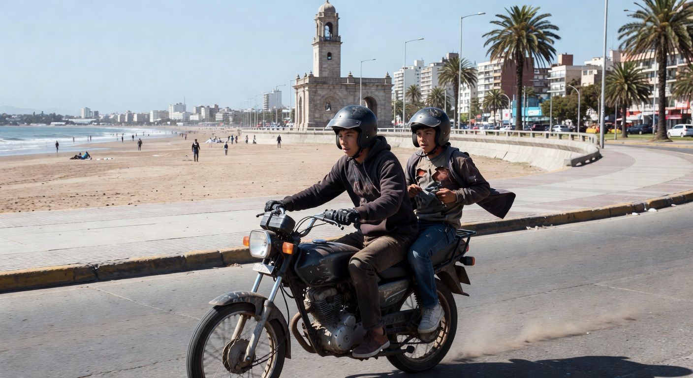 Motochorros, menores de edad, robaron en el barrio Estrada