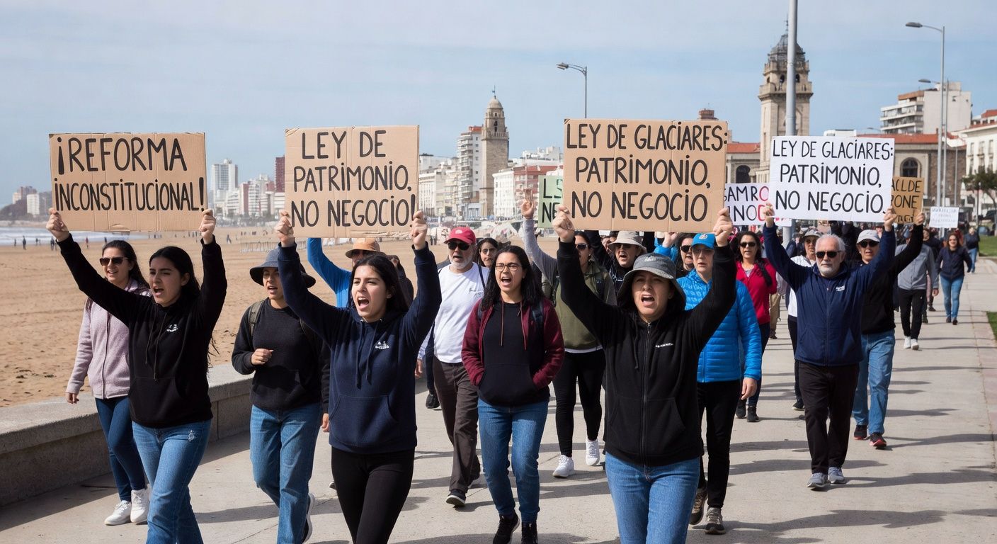 "Es completamente inconstitucional": ambientalistas de Mar del Plata rechazaron la reforma de la Ley de Glaciares